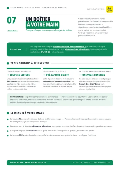 Fiche 7 : un boîtier à votre main